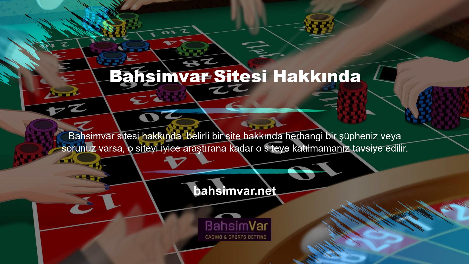 Bu makale, Bahsimvar web sitesi ile ilgili tüm sorularınıza kapsamlı yanıtlar sağlayacaktır